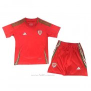 Camiseta Gales Primera Nino 2024