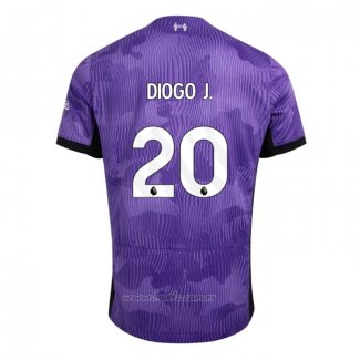 Camiseta Liverpool Jugador Diogo J. Tercera 2023-2024