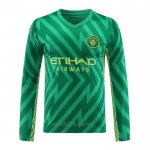 Camiseta Manchester City Portero Manga Larga 2023-2024 Verde