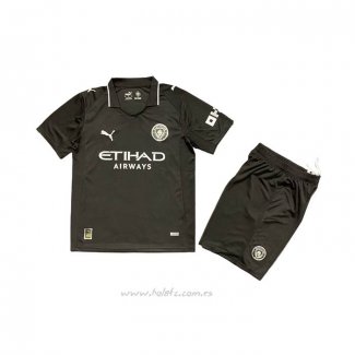 Camiseta Manchester City Tercera Nino 2025-2026
