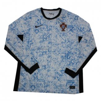 Camiseta Portugal Segunda Manga Larga 2024