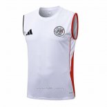 Camiseta de Entrenamiento Ajax Sin Mangas 2025-2026 Blanco