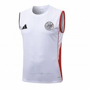 Camiseta de Entrenamiento Ajax Sin Mangas 2025-2026 Blanco