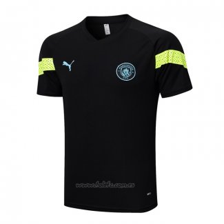 Camiseta de Entrenamiento Manchester City 2022-2023 Negro