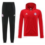 Chandal con Capucha del Bayern Munich 2022-2023 Rojo