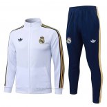 Chandal de Chaqueta del Real Madrid Nino 2026-2027 Blanco