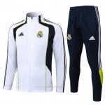 Chandal de Chaqueta del Real Madrid Nino 2025-2026 Blanco Negro