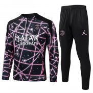 Chandal de Sudadera del Paris Saint-Germain Nino 2025-2026 Negro Rosa