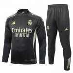 Chandal de Sudadera del Real Madrid 2025-2026 Gris Verde