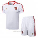 Chandal del Bayern Munich 125 Aniversario Manga Corta 2025-2026 Blanco - Pantalon Corto