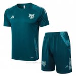 Chandal del Cruzeiro Manga Corta 2024-2025 Verde - Pantalon Corto
