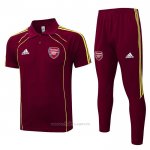 Conjunto Polo del Arsenal 2025-2026 Rojo