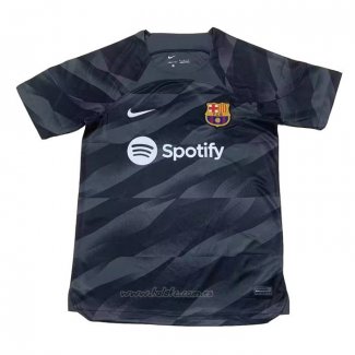 Camiseta Barcelona Portero 2023-2024 Negro