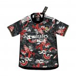 Camiseta Real Madrid Dragon 2024-2025 Negro Tailandia