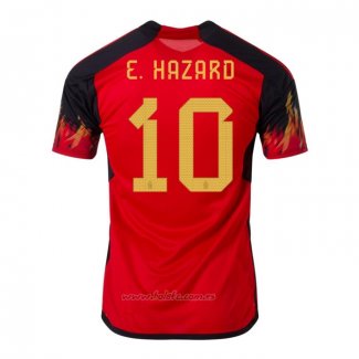 Camiseta Belgica Jugador E.Hazard Primera 2022