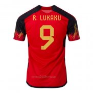 Camiseta Belgica Jugador R.Lukaku Primera 2022