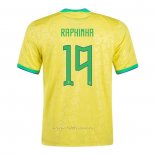 Camiseta Brasil Jugador Raphinha Primera 2022