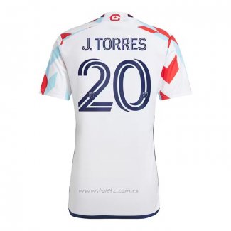 Camiseta Chicago Fire Jugador J.Torres Segunda 2023-2024