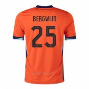 Camiseta Paises Bajos Jugador Bergwijn Primera 2024-2025