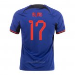Camiseta Paises Bajos Jugador Blind Segunda 2022
