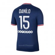 Camiseta Paris Saint-Germain Jugador Danilo Primera 2021-2022