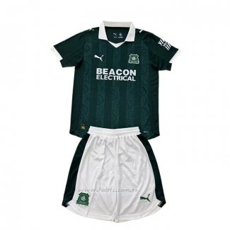 Camiseta Plymouth Argyle Primera Nino 2025-2026