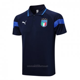 Camiseta Polo del Italia 2022-2023 Azul Marino