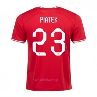 Camiseta Polonia Jugador Piatek Segunda 2022