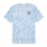 Camiseta Pre Partido del Manchester City 2025-2026 Azul