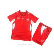 Camiseta Suiza Primera Nino 2026