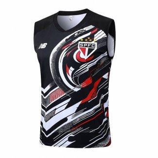 Camiseta de Entrenamiento Sao Paulo Sin Mangas 2025-2026 Negro