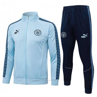 Chandal de Chaqueta del Manchester City Nino 2025-2026 Azul