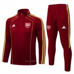 Chandal de Sudadera del Arsenal 2025-2026 Rojo Amarillo