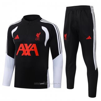 Chandal de Sudadera del Liverpool Nino 2026-2027 Negro