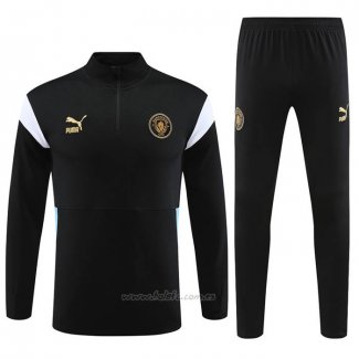 Chandal de Sudadera del Manchester City 2023-2024 Negro