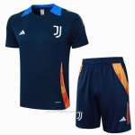 Chandal del Juventus Manga Corta 2024-2025 Azul - Pantalon Corto
