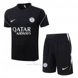 Chandal del Paris Saint-Germain Manga Corta 2026-2027 Negro - Pantalon Corto