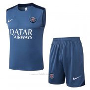 Chandal del Paris Saint-Germain Sin Mangas 2025-2026 Gris