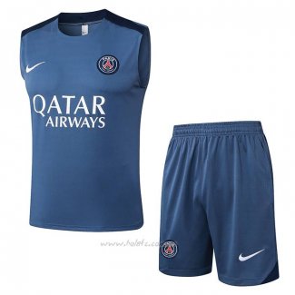 Chandal del Paris Saint-Germain Sin Mangas 2025-2026 Gris