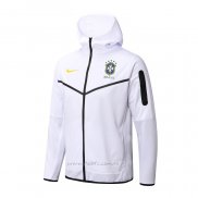 Chaqueta con Capucha del Brasil 2022-2023 Blanco