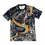 Camiseta Japon Dragon 2024-2025 Negro Tailandia