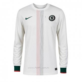 Camiseta Chelsea Segunda Manga Larga 2025-2026