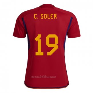 Camiseta Espana Jugador C.Soler Primera 2022