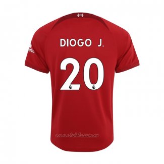 Camiseta Liverpool Jugador Diogo J. Primera 2022-2023