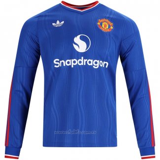 Camiseta Manchester United Segunda Manga Larga 2026-2027