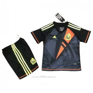 Camiseta Mexico Portero Nino 2024 Negro