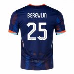Camiseta Paises Bajos Jugador Bergwijn Segunda 2024-2025