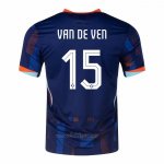 Camiseta Paises Bajos Jugador Van de Ven Segunda 2024-2025
