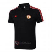 Camiseta Polo del Manchester United 2025-2026 Negro