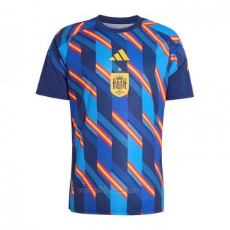 Camiseta Pre Partido del Espana 2026 Azul